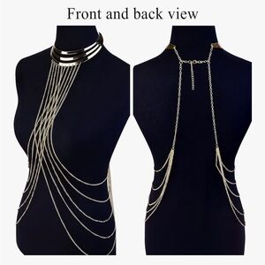 YADOCA Gold Body Chain